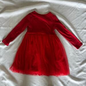 Okie Dokie Candy Cane Cutie Christmas Dress  5T Red Tulle Skirt Holiday Outfit